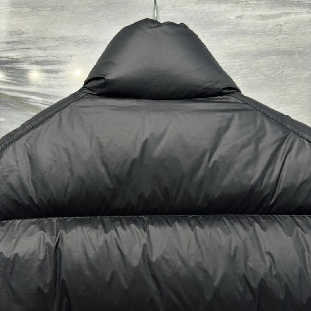 Levitha kurze Daunenjacke mit Kapuze Gelb - Kurze