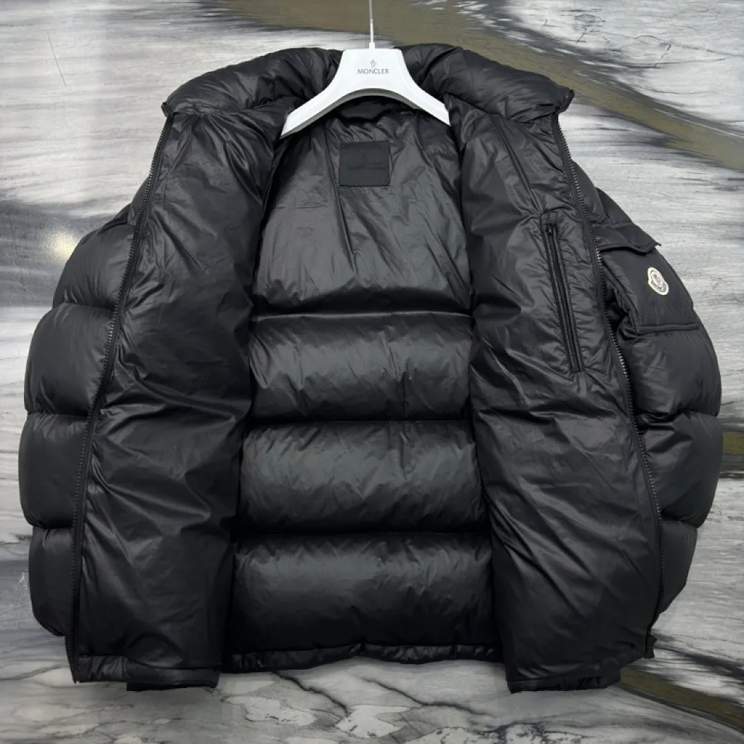 Levitha kurze Daunenjacke mit Kapuze Gelb - Kurze