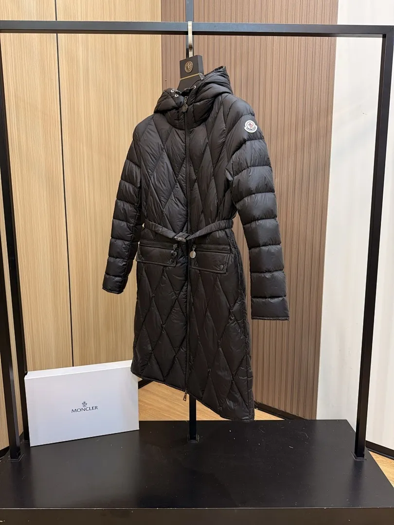 Serilong Long Down Jacket Nero |