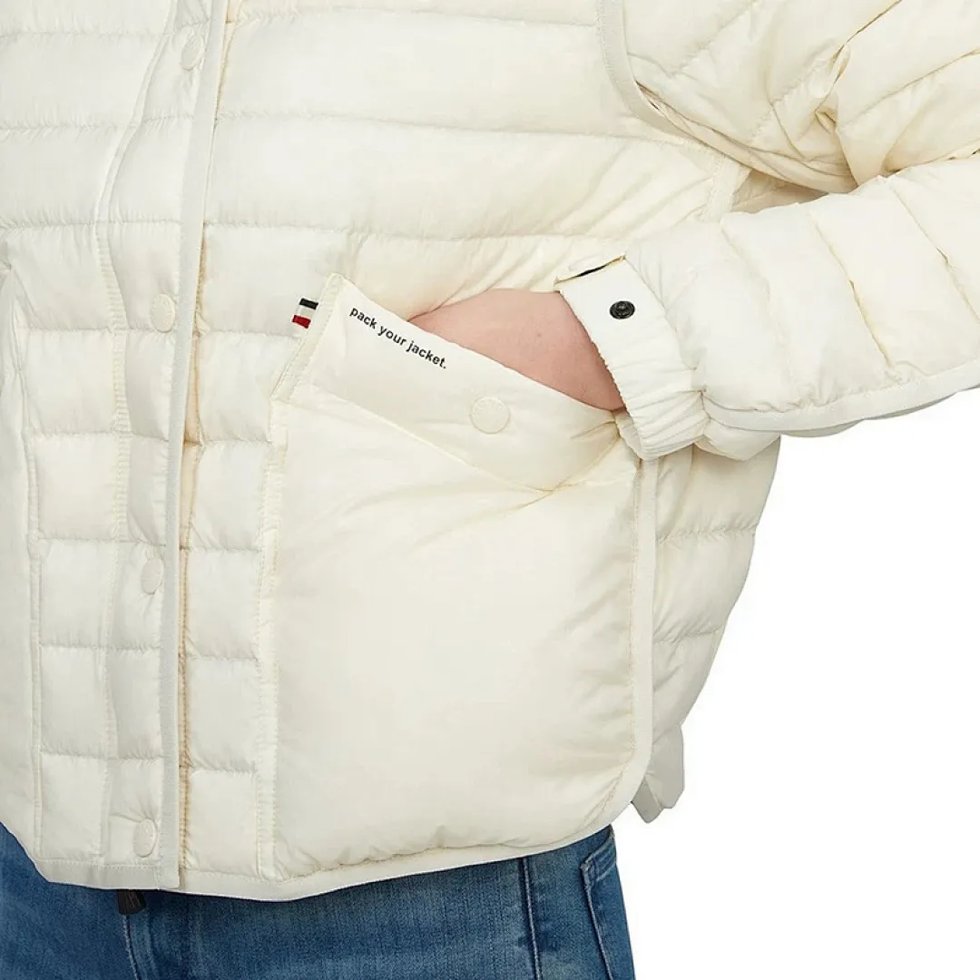 Lvory Nylon Madulain Down Jacket