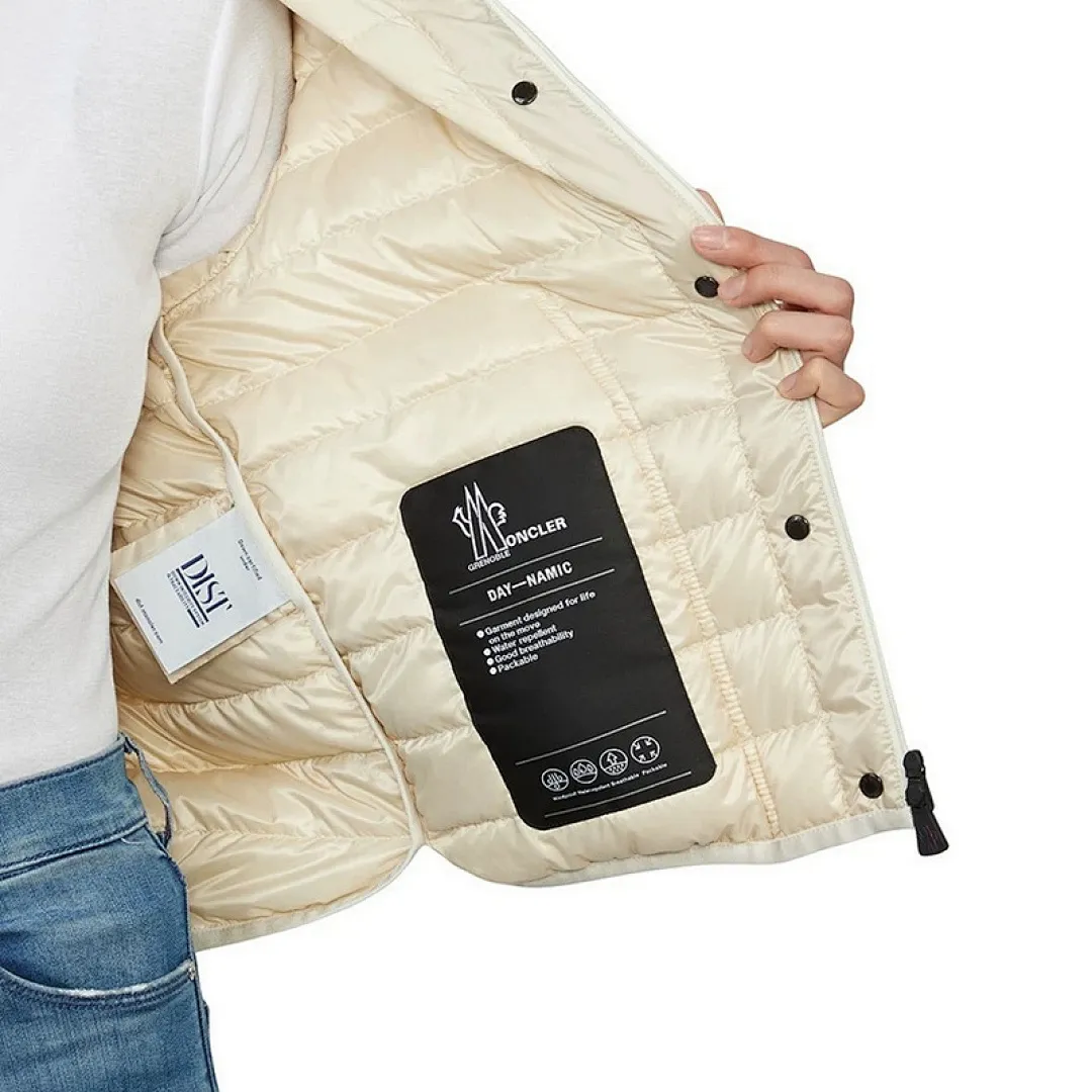 Lvory Nylon Madulain Down Jacket