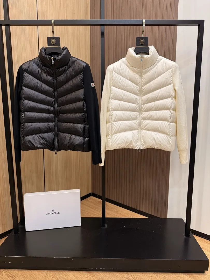 Panelled Zip-Up Padded Jacket