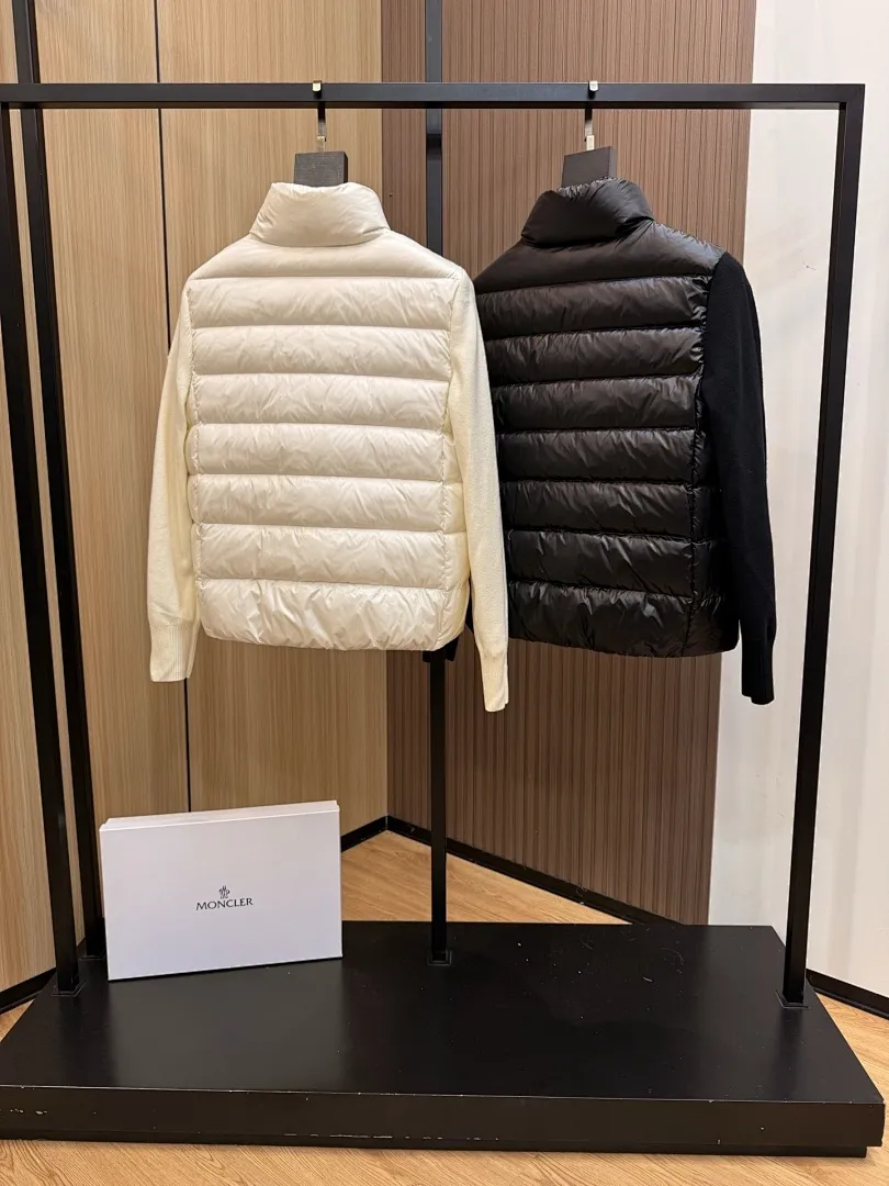 Panelled Zip-Up Padded Jacket