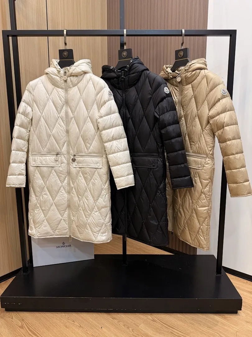 Serilong Long Down Jacket Nero |