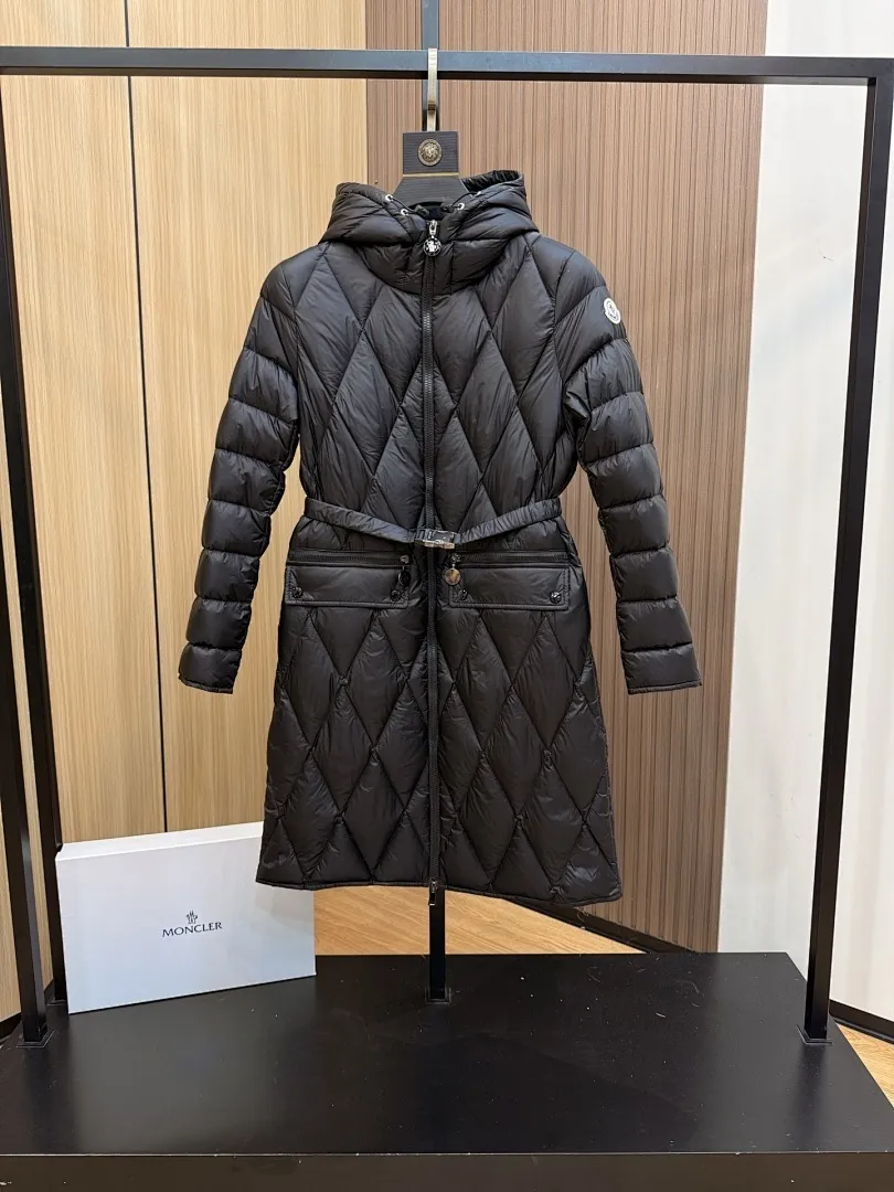 Serilong Long Down Jacket Nero |