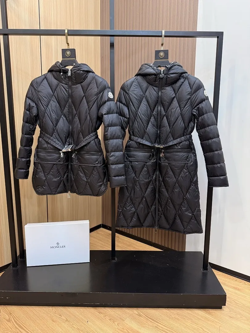 Serilong Long Down Jacket Nero |