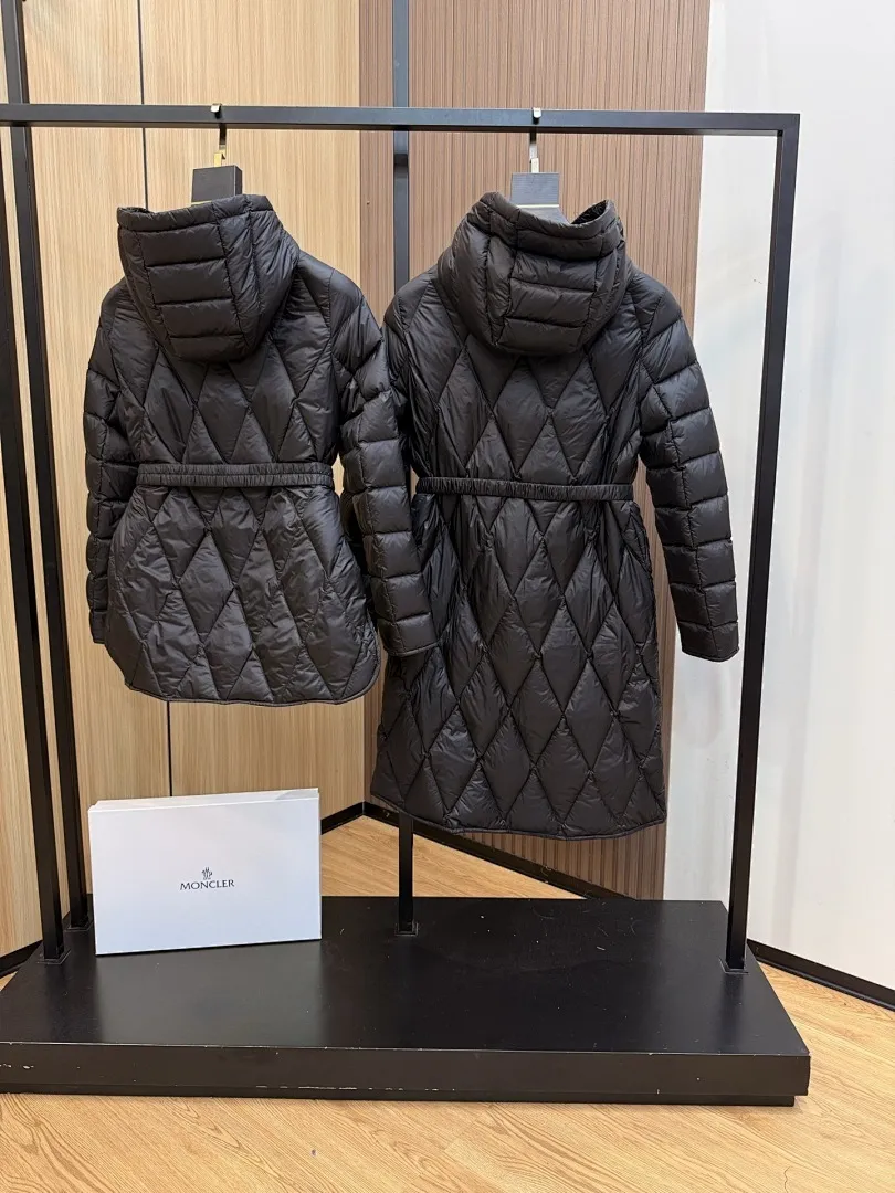 Serilong Long Down Jacket Nero |