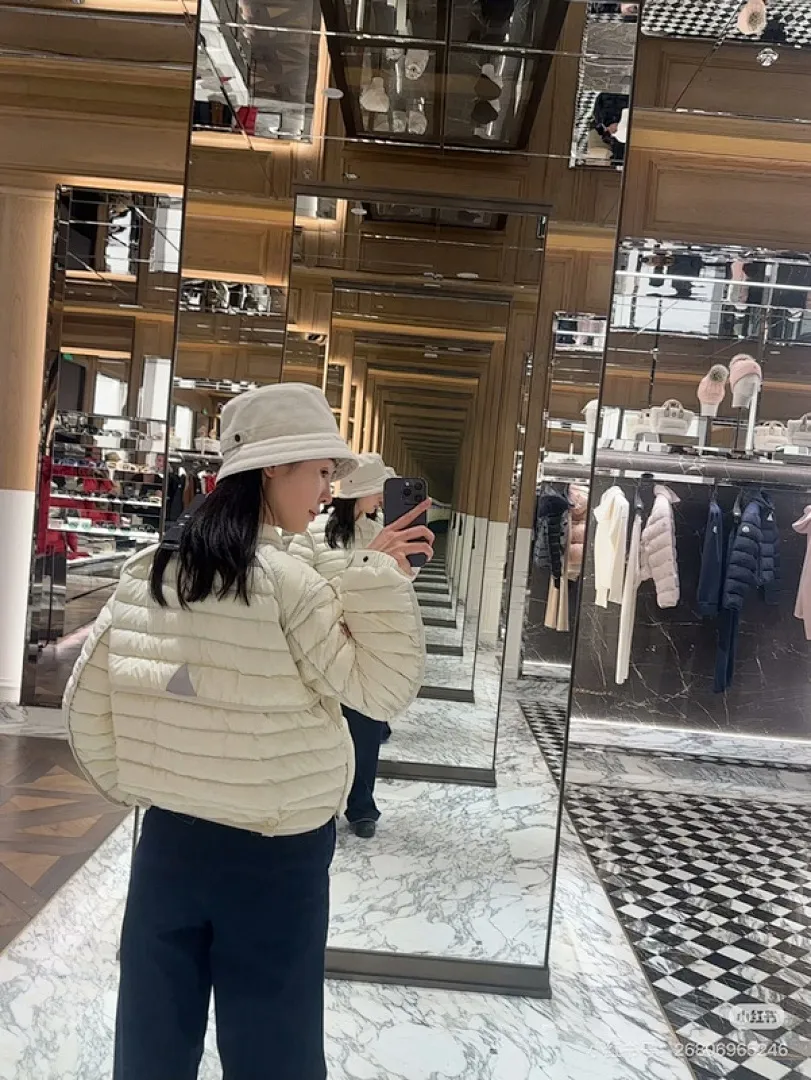 Lvory Nylon Madulain Down Jacket