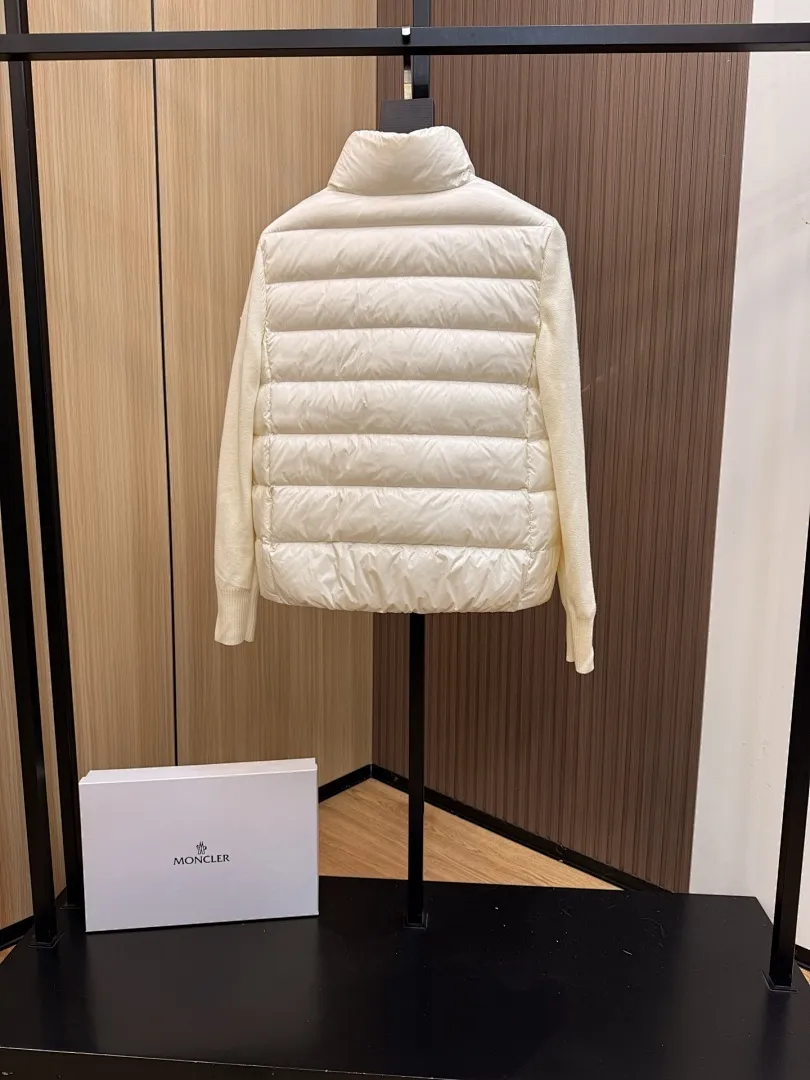 Panelled Zip-Up Padded Jacket