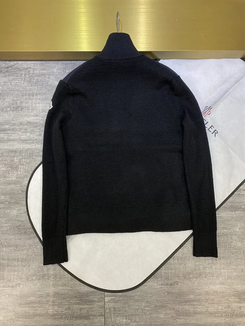 MMoncler Jacket 蒙口22款M0蒙家男女同款针织羽绒拼接羽绒服