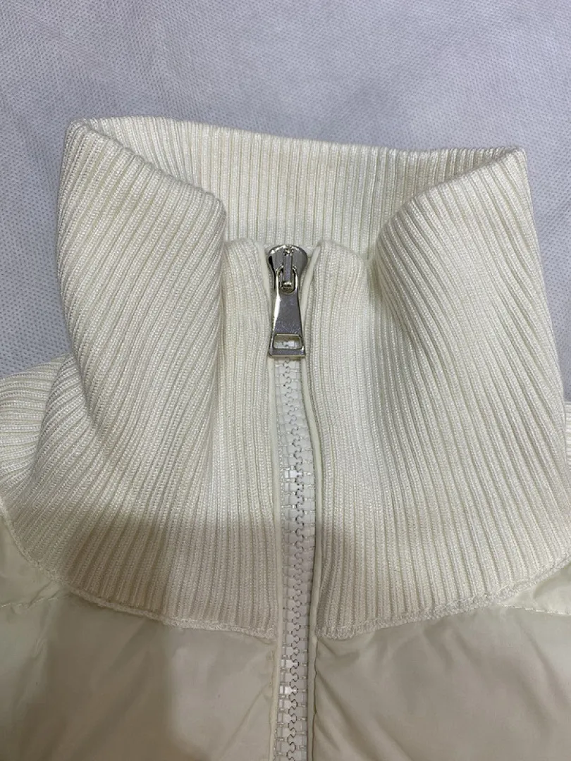 MMoncler Jacket 蒙口女款针织拼接羽绒服开衫系列 连帽羽绒服外套