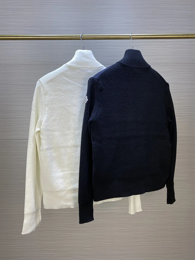 MMoncler Jacket 蒙口22款M0蒙家男女同款针织羽绒拼接羽绒服